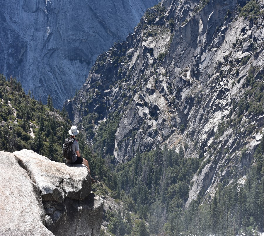 Yosemite Valley viewed from the Vernal Falls